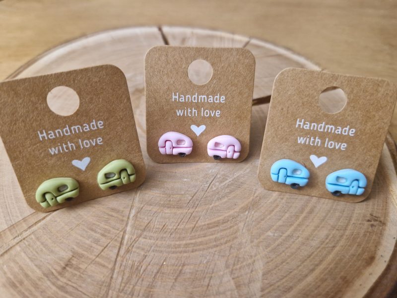 Kleine Wohnwagen Ohrstecker