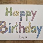 Postkarte Happy Birthday